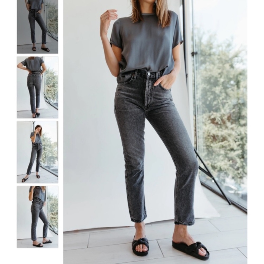 Citizens of Humanity Charlotte High Rise Grayscale